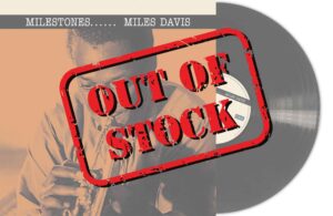 SRPD0054 Miles Davis Milestones BLACK OUT OF STOCK