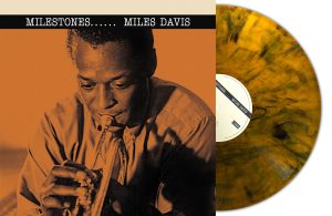 SRPD0054ME Miles Davis Milestones ORANGE MARBLE