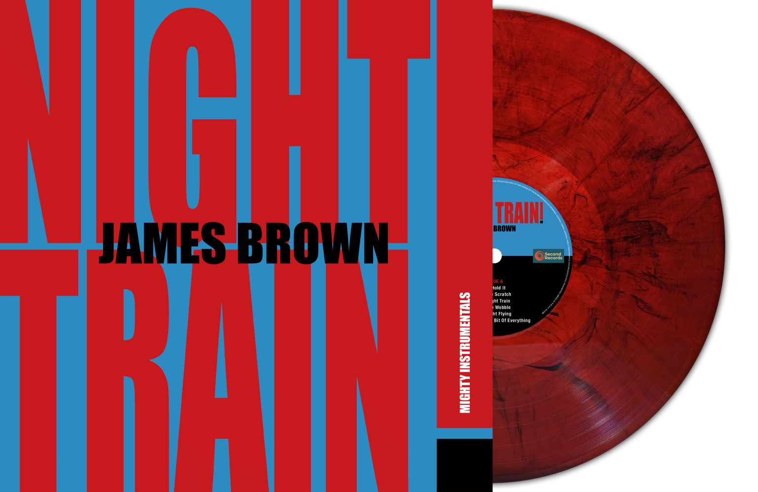 James Brown Night Train! (Mighty Instrumentals) (Red Marble Vinyl